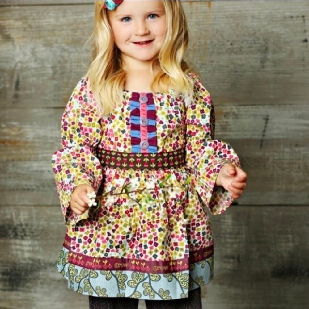 Matilda Jane Esmeralda Peasant Top Heart Soul Character Counts Girls Sz 4 0191